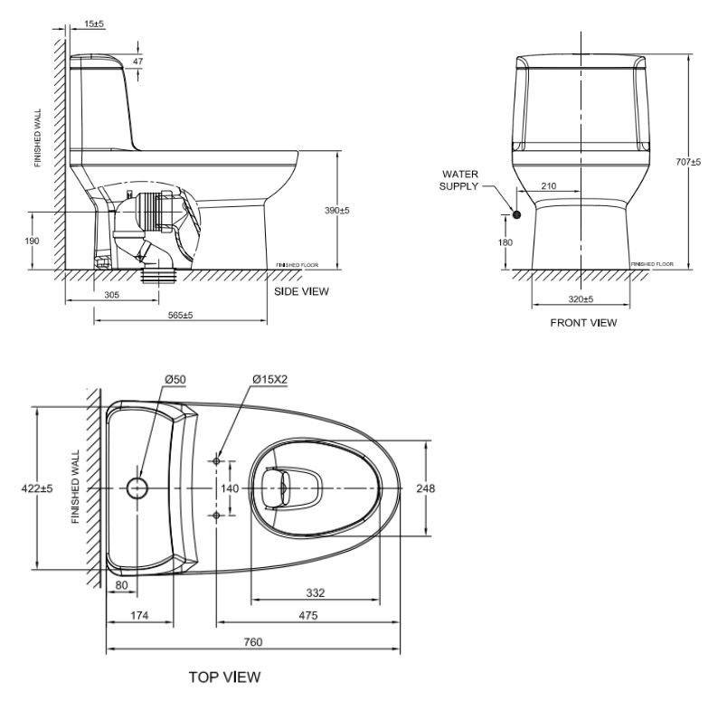 American Standard CL20415-6DACTCB