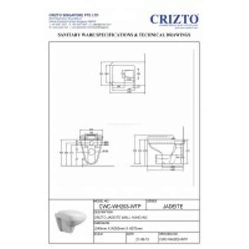 Crizto - CWC-WH203-WTP